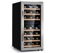 Klarstein Vinamour 33 Duo - Frigorifero per vini, 2 zone, 89 L/33 bottiglie, 5-18 °C, touch