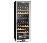 Klarstein Vinamour 48cm 54 Bottiglie Cantinetta Vino Doppia Temperatura Argento