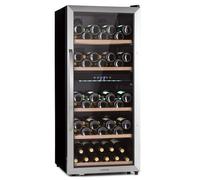 Klarstein Vinamour 54cm 79 Bottiglie Cantinetta Vino Doppia Temperatura Argento