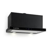 Klarstein Vinea - Cappa Aspirante da Cucina ad Incasso, Cappa Cucina 60 cm Accia