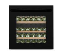 Klarstein Vinoline 60cm 30 Bottiglie Cantinetta da Incasso Sottobanco Nero