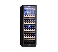 Klarstein Vinovilla 162 Bottiglie Cantinetta da Incasso Sottobanco 2 Zone Nero