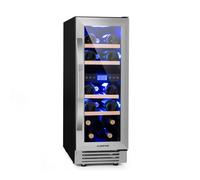 Klarstein Vinovilla 17 Bottiglie Cantinetta da Incasso Sottobanco 2 Zone Argento