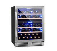 Klarstein Vinovilla 43 Bottiglie Cantinetta da Incasso Sottobanco 2 Zone Argento
