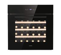 Vinsider 30 Built-In Uno - Frigorifero per vini da incasso, 30 bottiglie, 77 litri, acciaio inox