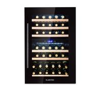 Klarstein Vinsider 41 Bottiglie Cantinetta da Incasso Sottobanco 2 Zone Nero