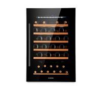 KLARSTEIN Vinsider 52 CANTINETTA VINO, 52 bottiglie, 5 ripiani, dimensoni: L 54 cm, A 87 cm, P 54 cm, temperatura massima 22 °C, temperatura minima 5 °C, Legno chiaro, Nero