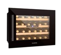 Klarstein Vinsider 55cm 24 Bottiglie Cantinetta da Incasso Sottobanco Nero