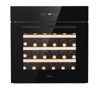 Klarstein Vinsider 60cm 30 Bottiglie Cantinetta da Incasso Sottobanco Nero