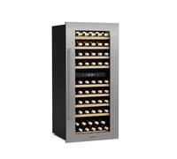 Vinsider Duo - Frigorifero per vini | 79 bottiglie | 2 zone di raffreddamento | Protezione UV | 9 ripiani | Touch