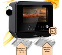 Vita Pro - Friggitrice ad aria calda con cottura a vapore, 2450 W, 18 litri, 14 programmi, serbatoio da 800 ml