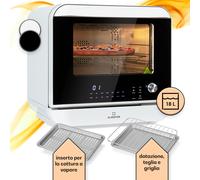 Vita Pro - Friggitrice ad aria calda con cottura a vapore, 2450 W, 18 litri, 14 programmi, serbatoio da 800 ml
