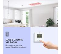 Klarstein Wondersky 700W 60x120cm Pannello Radiante a Infrarossi Bianco