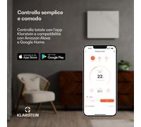 Klarstein Wondersky pannello a infrarossi | 360 W | 4 - 8 m² | Design minimalista | 60 cm x 60 cm