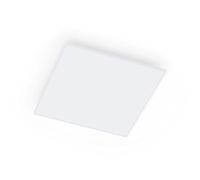 Klarstein Wondersky - Pannello riscaldante a infrarossi con timer settimanale, stufa a soffitto con termostato, illuminazione, potenza riscaldante di 350 W, 60 x 6,5 x 60 cm (LxAxP), bianco fumo