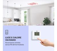 Klarstein Wondersky - Pannello riscaldante a infrarossi da soffitto, set da 2 pz., 350 W, 60 x 6,5 x 60 cm (LxAxP) IP44