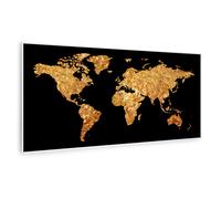 Klarstein Wonderwall Air Art Smart Riscaldatore a infrarossi Mappa dorata