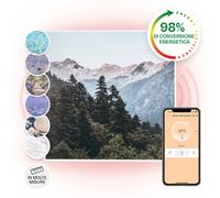Klarstein Wonderwall Art Smart 350W Quadro Riscaldante a Infrarossi Montagne