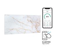 Klarstein Wonderwall Art Smart 700W Quadro Riscaldante a Infrarossi Marmo