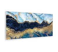 Klarstein Wonderwall Art Smart 700W Quadro Riscaldante a Infrarossi Marmo Blu