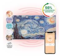 Klarstein Wonderwall Art Smart 700W Quadro Riscaldante a Infrarossi Stelle