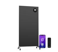 Klarstein Wonderwall Bornholm Smart 1200W Pannello Radiante a Infrarossi Nero