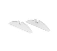 Klarstein Wonderwall Piedini di supporto per riscaldamento a infrarossi Wonderwall - Plastica, 2 pezzi, Accessorio, grigio-argento