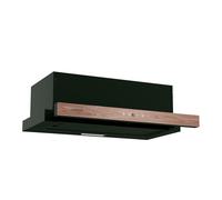 ZenFusion - Cappa aspirante | Flusso d'aria: 372 m³/ora | Classe energetica A | Scarico/ricircolo | 3 livelli di ventilazione | Silenziosa