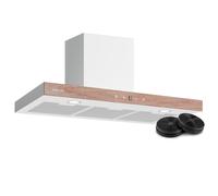 Klarstein ZenFusion T Cappa da Cucina Cappa Aspirante da 90cm 885 m³/ora Boost