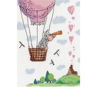 Klart Kit per punto croce, multicolore, 20,5 x 25,5 cm