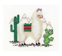 Klart Set punto croce "Lama" 15,5x14cm, schema di conteggio