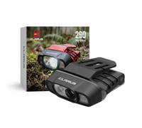 klarus HC3 PRO - Luce a clip per cappello, 39,7 g, ultraleggera, 260 lm, sensore di movimento e luce rossa, ricaricabile a LED, con fascia, impermeabile IPX6, per campeggio, pesca, corsa, lavoro
