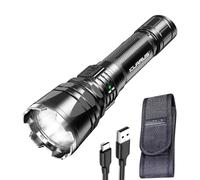 KLARUS XT12GT Pro - Torcia tattica a LED, 850 metri, 1600 lumen, torcia tattica a LED a lunga gamma, 850 metri