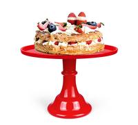 KLASKWARE Alzata rotonda per torte in melamina da 11"" per espositori per dolci e cupcake, per laurea, matrimonio, compleanno, festa, anniversario