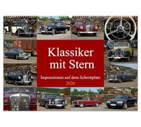 Klassiker mit Stern (Wandkalender 2026 DIN A2 quer), CALVENDO Monatskalender: Die Klassiker mit Stern gehören noch lange nicht zum alten Eisen