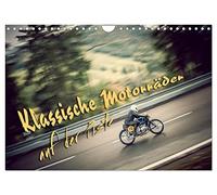 Klassische Motorräder auf der Piste (Wandkalender 2026 DIN A4 quer), CALVENDO Monatskalender: Klassische Motorräder der 30er bis 70er Jahre in Action!