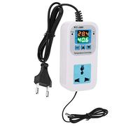 Klatanata 1500W Digital Temperature Controller con socket di display e controllo elettronico, -50 ℃ ~ 110 ℃ intervallo, per una regolazione precisa della temperatura, atto per