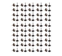 Klatata 100pcs tappezzeria Vintage Unghie per mobili per Pin Kit assortimento di abbuffi antichi tappezzerie in Metallo Bronzo tamponi Decorativi per la Scarpa Porta (12 * 17mm)