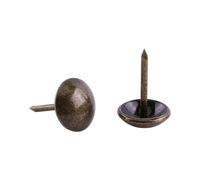 Klatata 100pcs tappezzeria Vintage Unghie per mobili per Pin Kit assortimento di abbuffi antichi tappezzerie in Metallo Bronzo tamponi Decorativi per la Scarpa Porta (11 * 17mm)