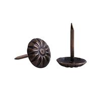 Klatata 100pcs tappezzeria Vintage Unghie per mobili per Pin Kit assortimento di abbuffi antichi tappezzerie in Metallo Bronzo tamponi Decorativi per la Scarpa Porta (Verde 10 * 14mm)