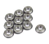 Klatata 10pcs F688zz in acciaio mini cuscinetti a sfera - cuscinetti per scanalature profondi a doppia flangia in metallo per motore 8165 mm