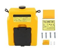 Klatata 14gal Station portatile per occhio portatile - Stazione di occhiali a parete e kit di irrigazione per lavaggio per gli occhi di emergenza - Unità di lavaggio per gli occhi