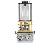 Klatata DC12V 11rpm N20 Angolo destro METALE METALE - motore a bassa velocità a bassa spazzatura a basso rumore CC per penna stampa 3D, motore micro ingranaggio