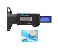Klatata Digital Tire Tread Deference Gauge, 0 1 pollice 25,4 mm con conversione automatica e mm per pneumatici per auto e pastiglie dei freni