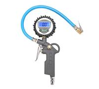 Klatata Digital Tire Tyre Inflator con retroilluminazione, 0 230 psi in lega di zinco Air Chuck per il compressore - 3 in 1 Strumento Deflatore