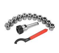 Klatata MT3 ER-32 Collet Set con 11pcs ER32 Collets Chuck & Spanner per macinetti Strumento gambo taglierina per fresatura
