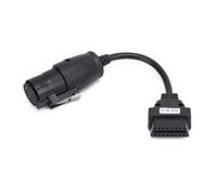 Klatata OBD2 30pin -16pin Adattatore per cavo diagnostico 250 mm/9,8 pollici sostituzione per camion