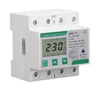 Klatata sopra la protezione della tensione Monitoraggio della tensione Tendite Sequenza di fase di tensione Protettore 3 Fase 4 Filo AC 230 a 400 V 80A Din Gara regolabile sopra