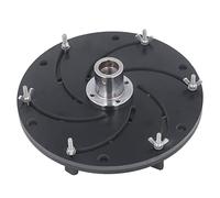 Klatata Wood Lathe Chuck Self centrale M33 in lega di alluminio e ciotola centrifuga di plastica Carpenter cavo che gira il mandrino per la lavorazione del legno (250 mm)