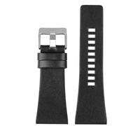 Klauer Bracciale di Sostituzione della Cinghia dell'Orologio in Pelle, P Argento Nero, 30mm